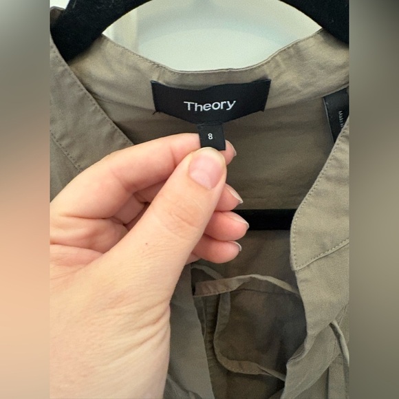 Theory Jullitah Light Poplin Dress in Size 8 - Picture 3 of 9